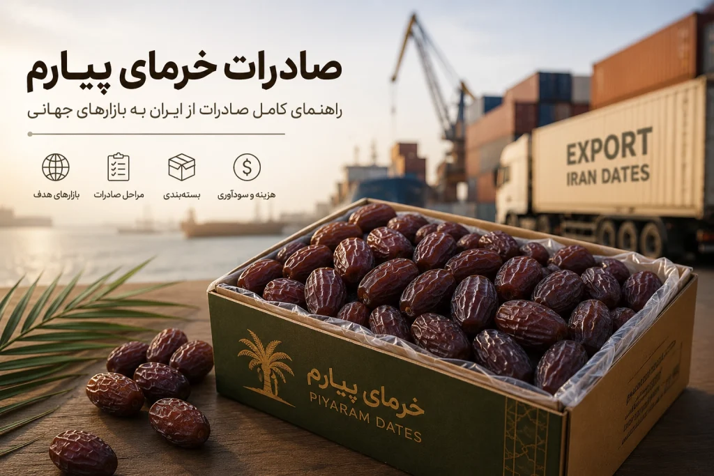 صادرات خرمای پیارم